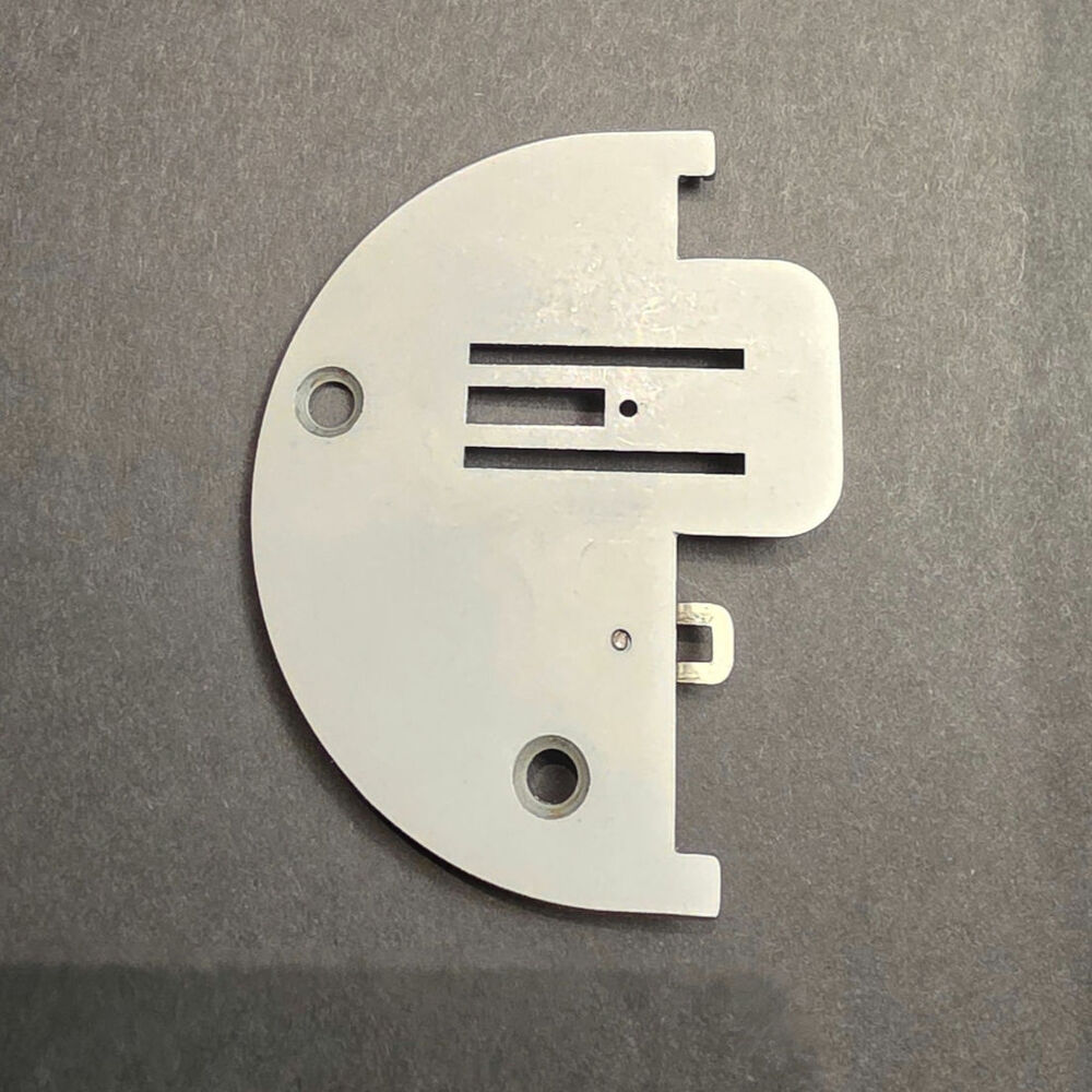 Sewing Machine Stainless Steel Vintage Semi-Circular Zigzag Needle Throat Plate